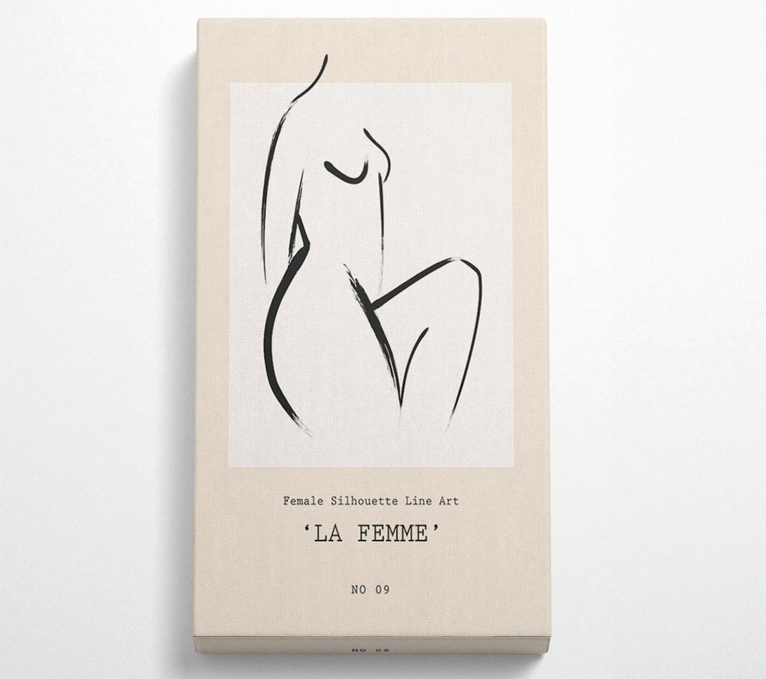  A Canvas Print of La Femme Canvas Print