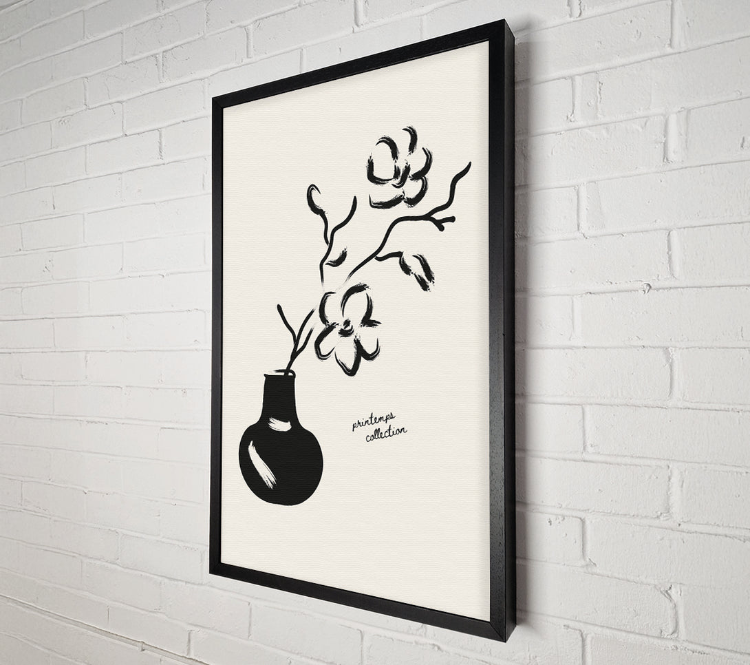  A Canvas Print of Flower In A Pot Canvas Print