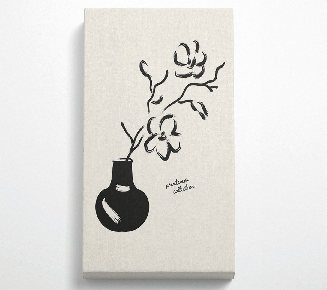  A Canvas Print of Flower In A Pot Canvas Print