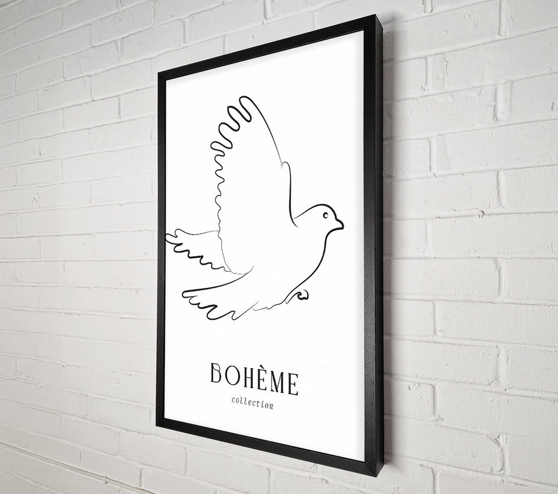  A Canvas Print of Boheme Dove Canvas Art