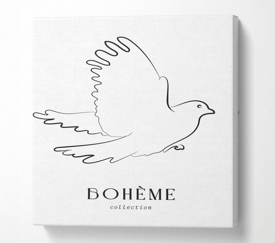  A Canvas Print of Boheme Dove Canvas Art