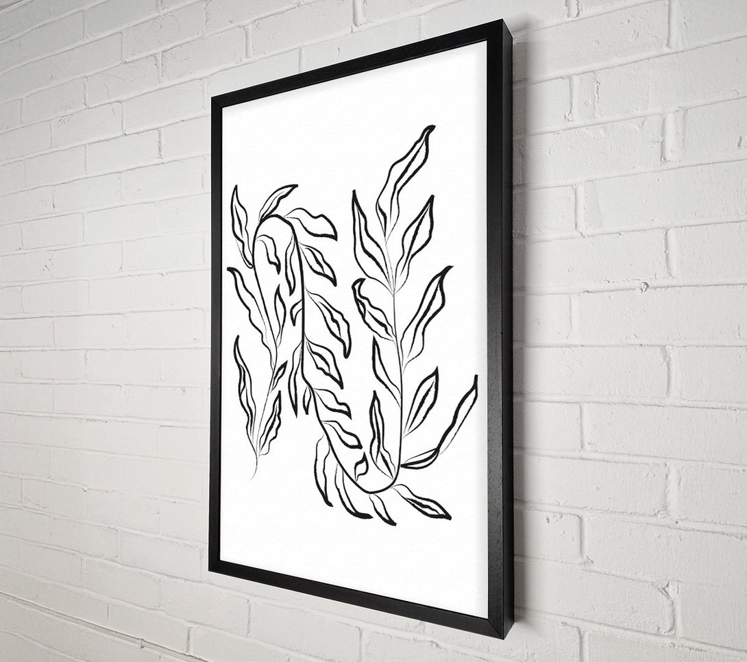  A Canvas Print of Dainty Leaves Canvas Print