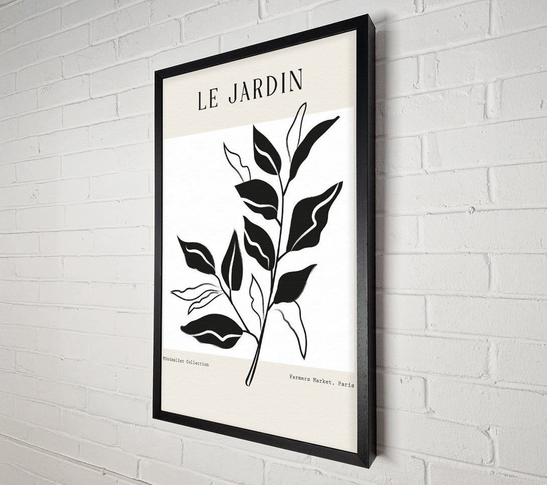 A Canvas Print of Le Jardin Flowers Canvas Art