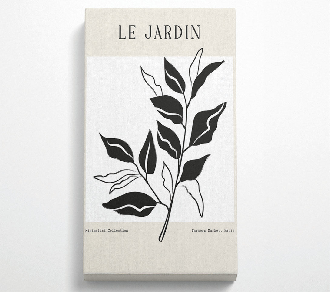  A Canvas Print of Le Jardin Flowers Canvas Art