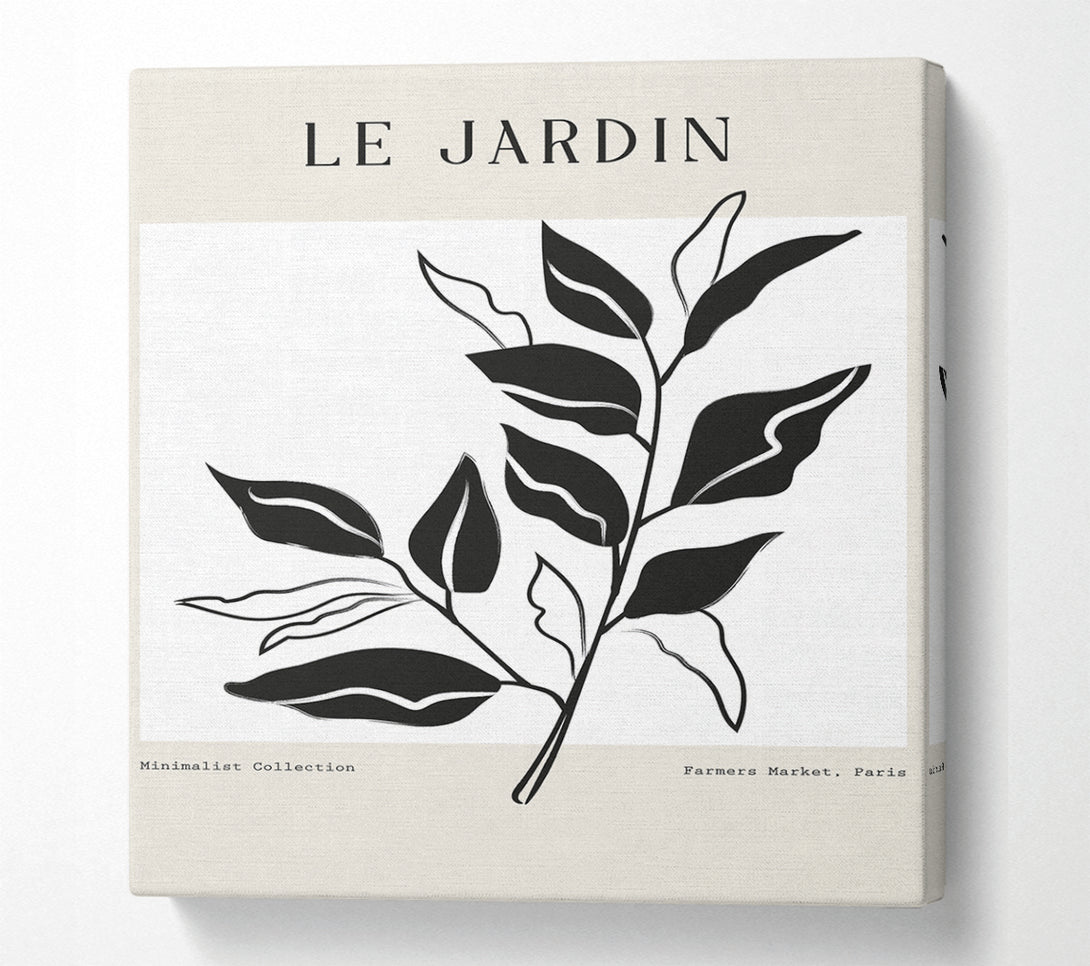  A Canvas Print of Le Jardin Flowers Canvas Art