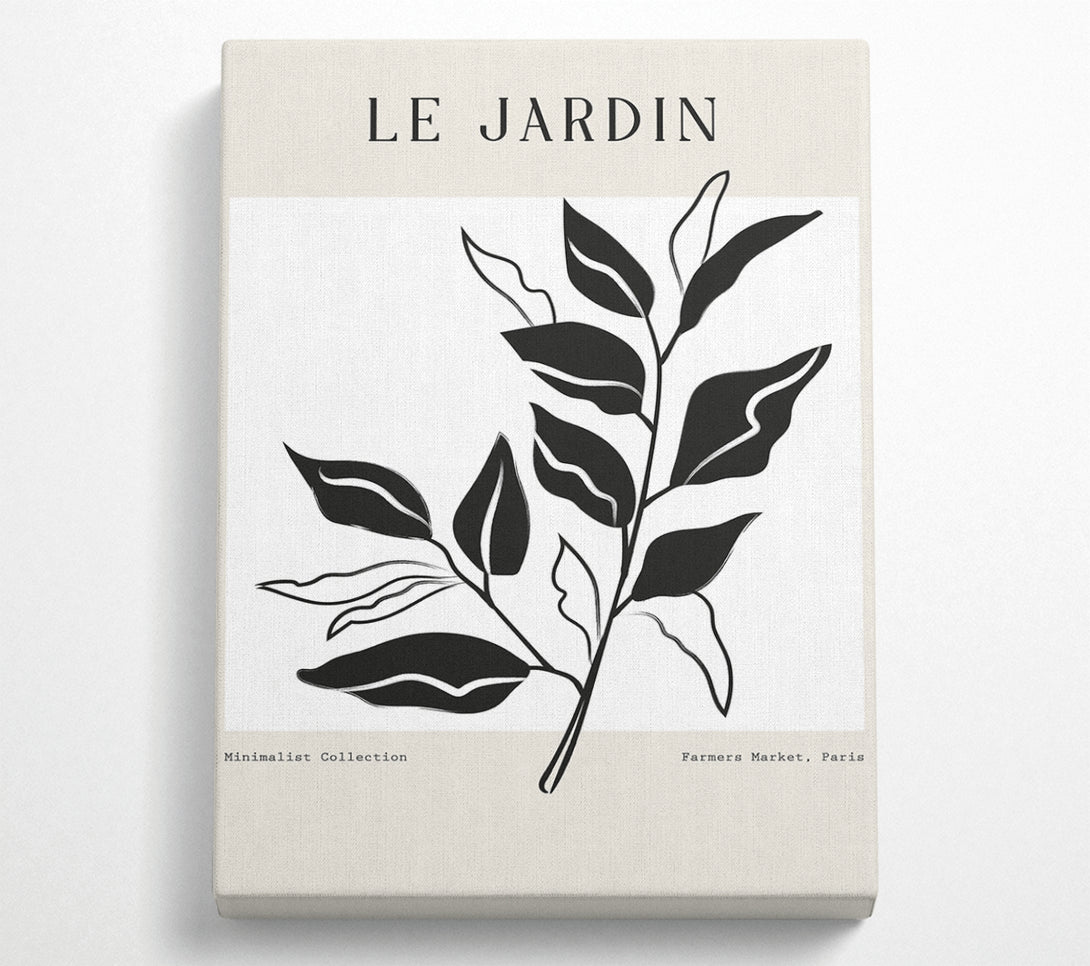  A Canvas Print of Le Jardin Flowers Canvas Art