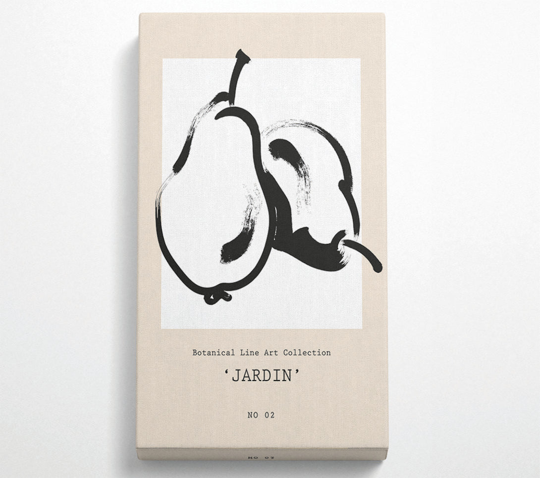  A Canvas Print of Pears Jardin Canvas Print