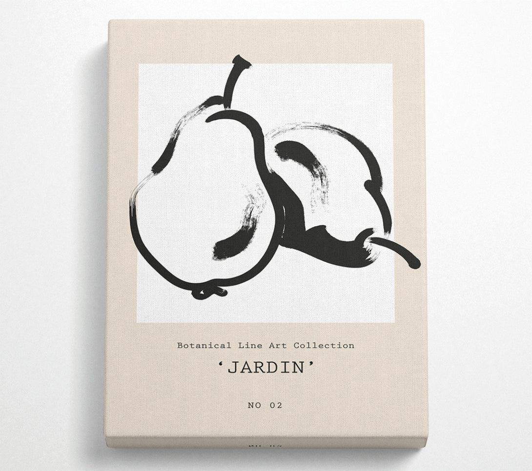  A Canvas Print of Pears Jardin Canvas Print