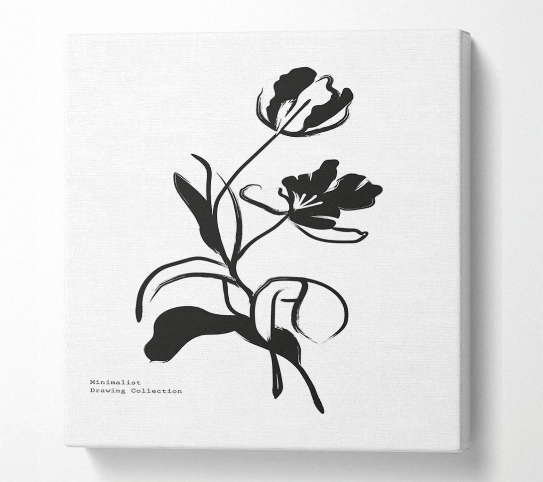  A Canvas Print of Simple Flowers Canvas Art