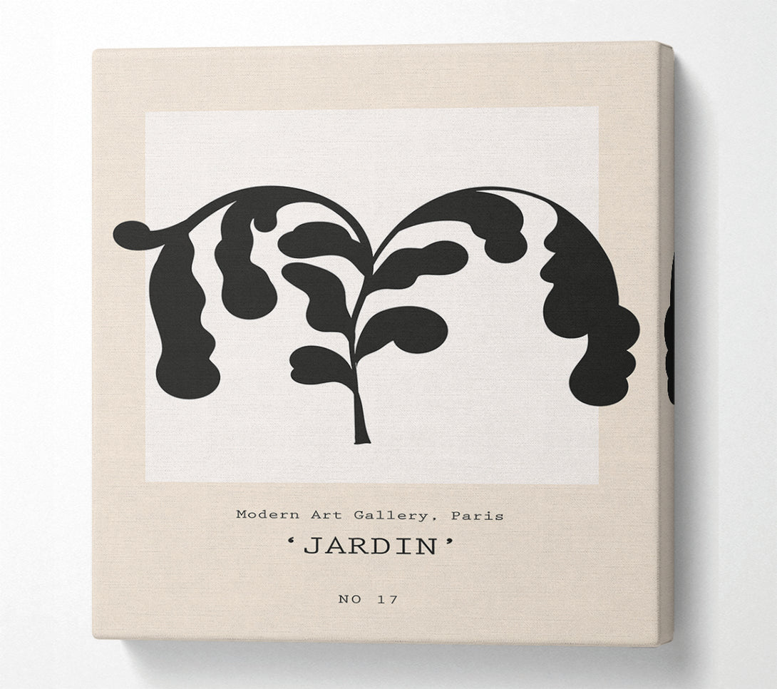  A Canvas Print of Modern Falling Leaves Canvas Wall Art