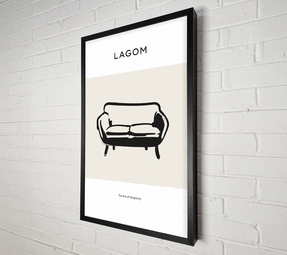  A Canvas Print of Simple Furniture Canvas Print