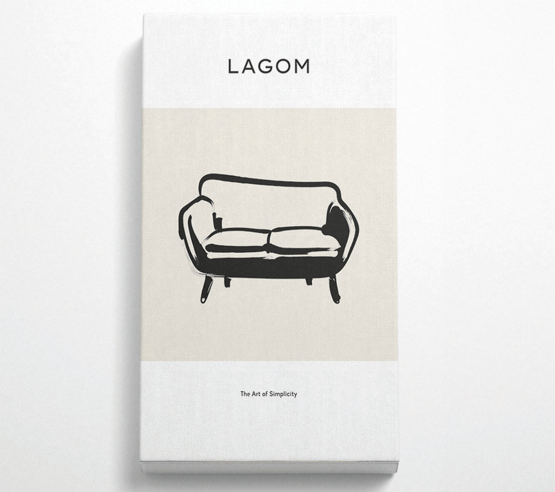  A Canvas Print of Simple Furniture Canvas Print