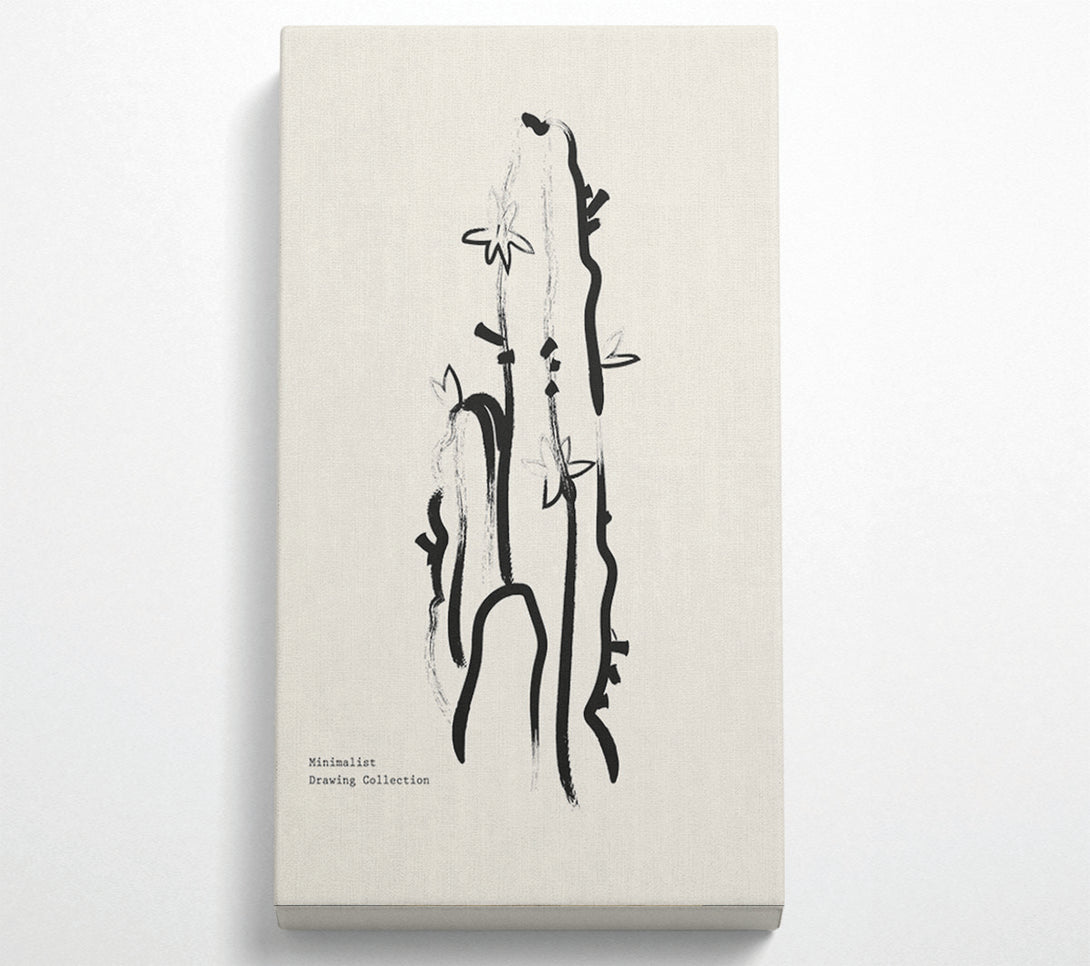  A Canvas Print of Cactus Lines Canvas Art