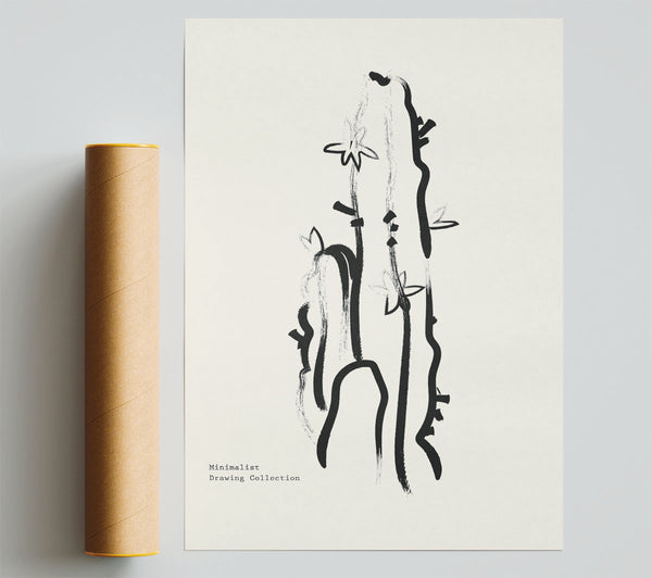 Cactus Lines Print