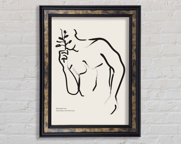 Simple Man Framed Print