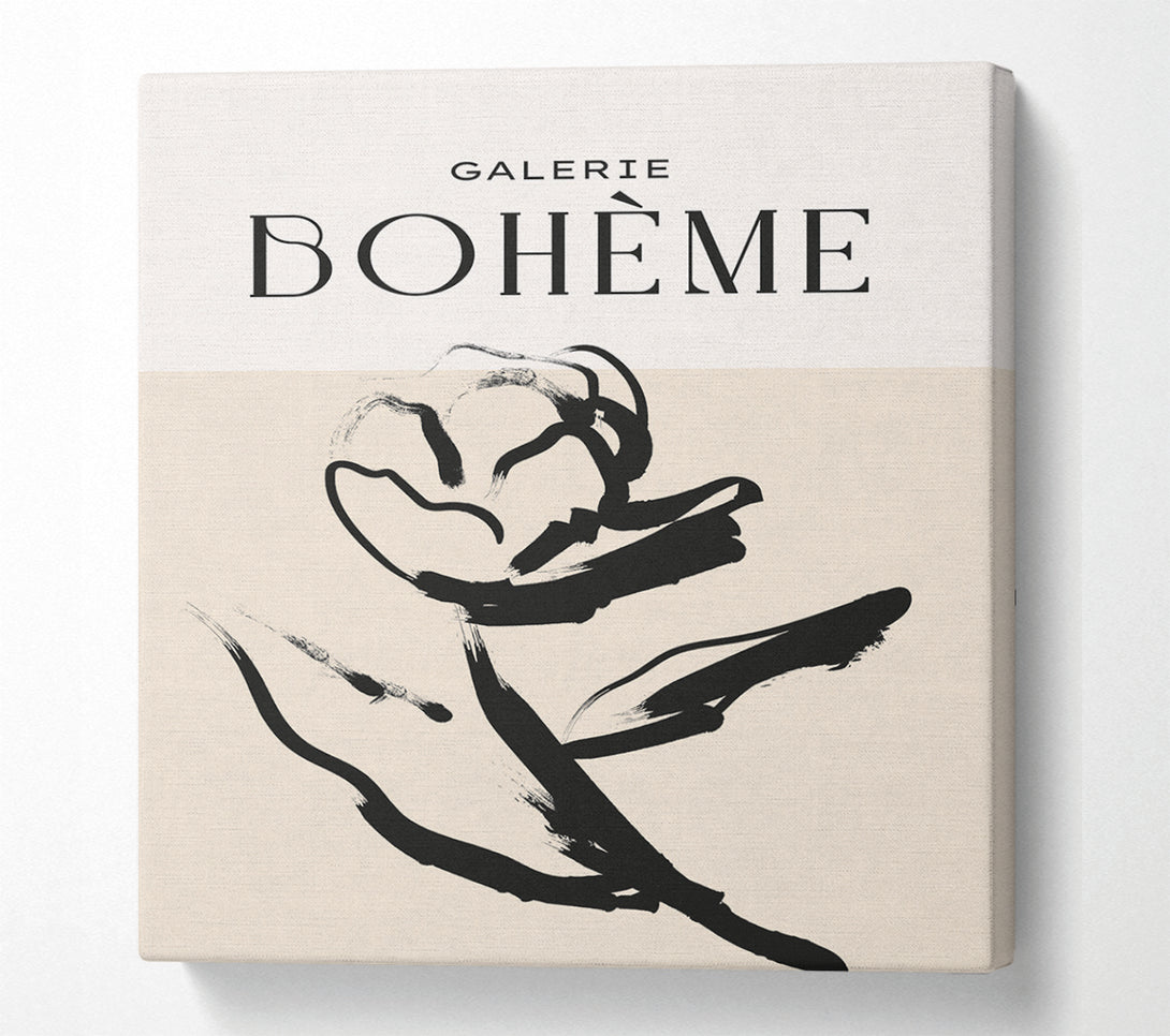  A Canvas Print of Alone Rose Canvas Wall Art