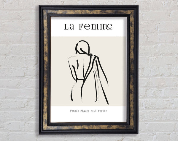 Female Figure Framed Print