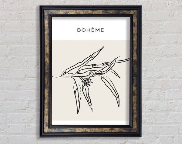 Stringy Leaves Framed Print