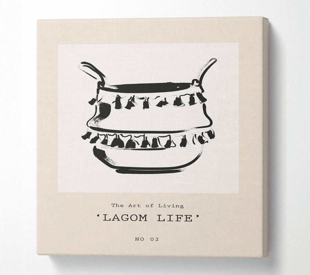  A Canvas Print of Basket Of Living Canvas Wall Art