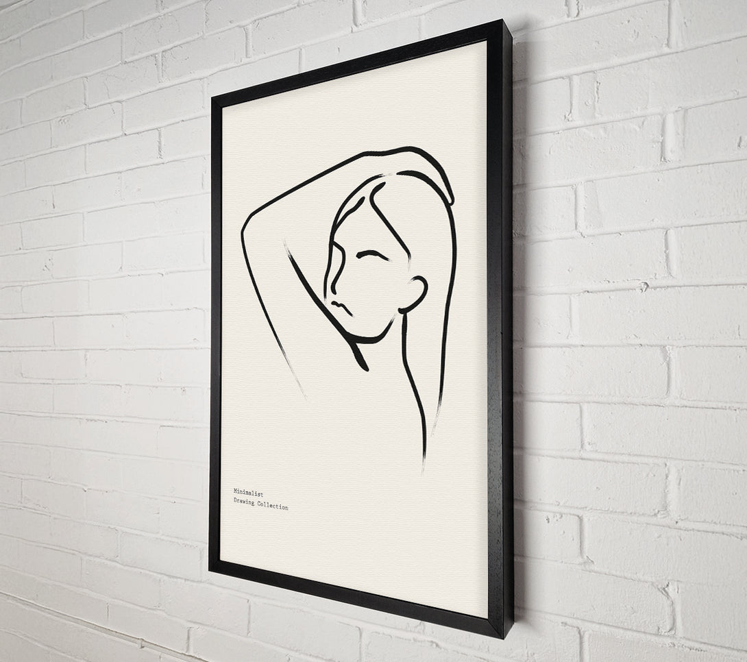  A Canvas Print of Hand Over Head Canvas Print