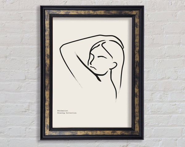 Hand Over Head Framed Print