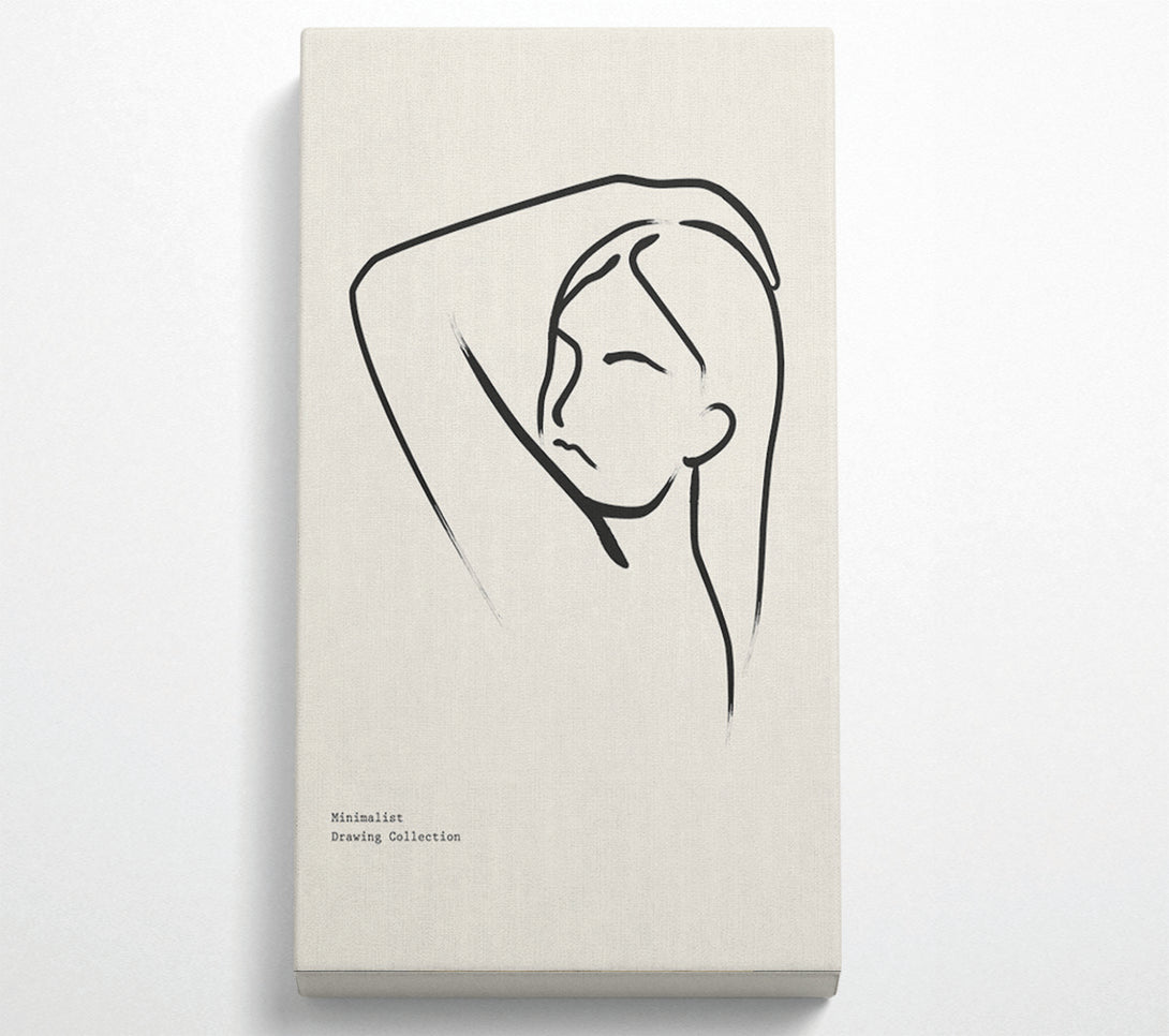  A Canvas Print of Hand Over Head Canvas Print
