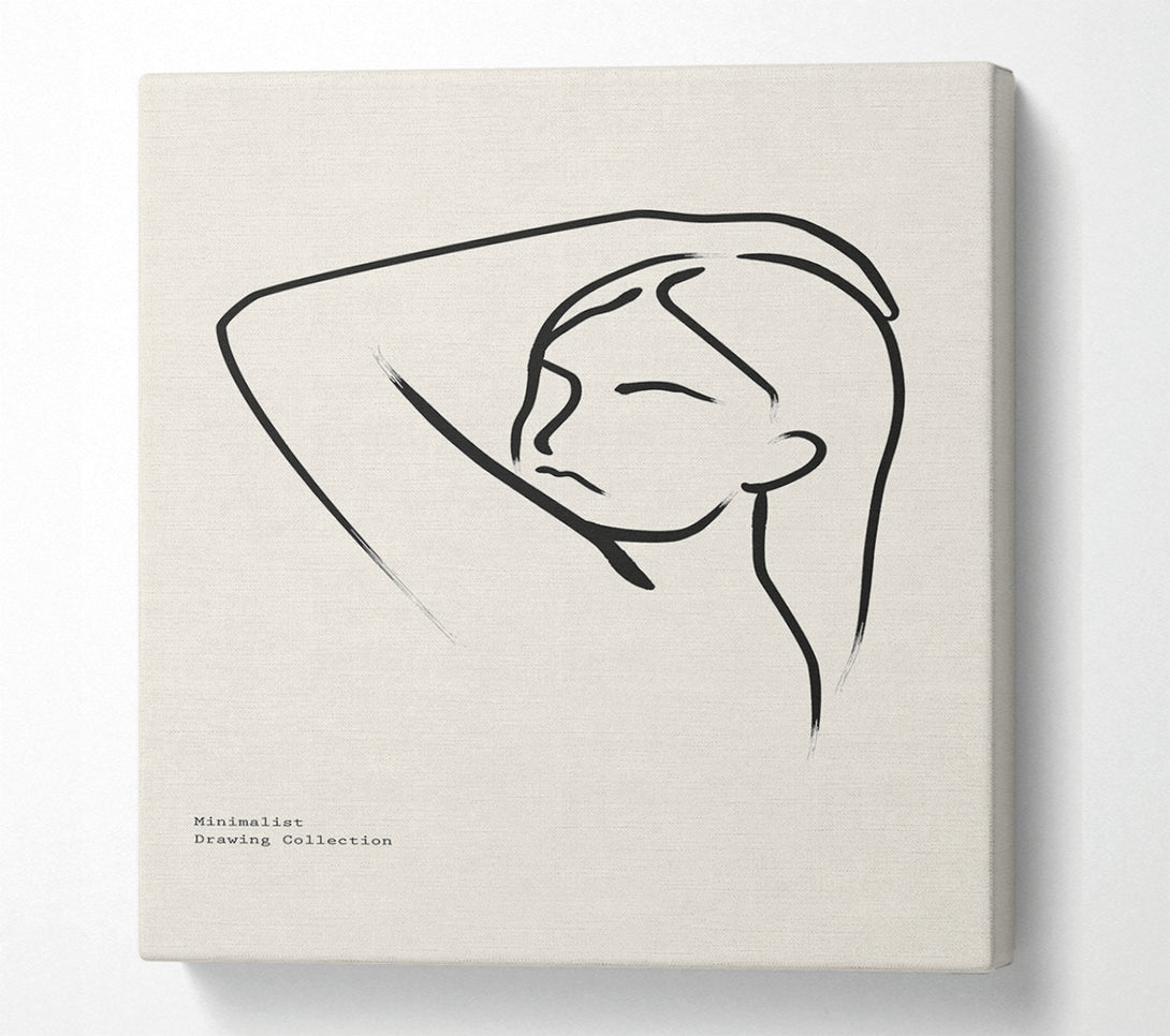  A Canvas Print of Hand Over Head Canvas Print
