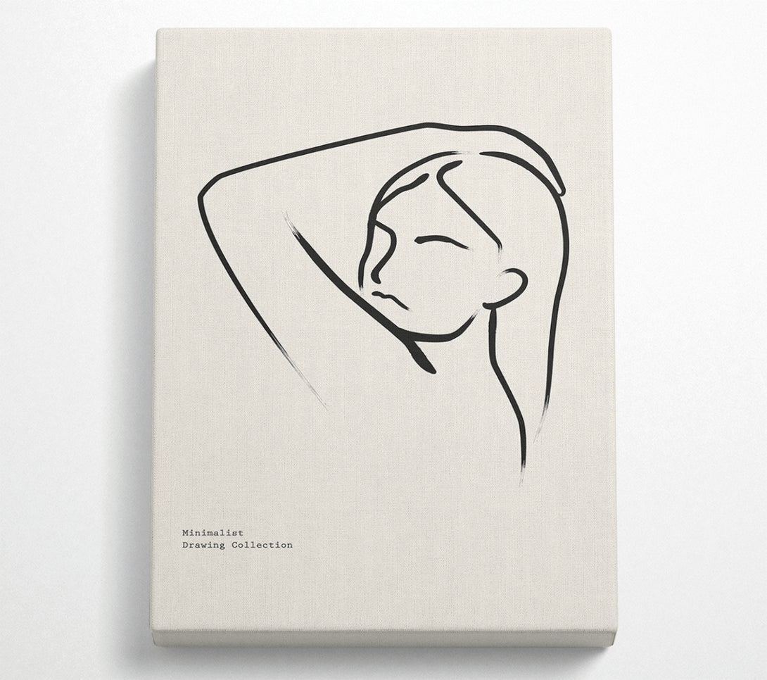 A Canvas Print of Hand Over Head Canvas Print