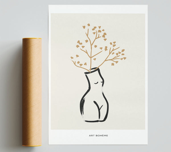 Body Vase Print