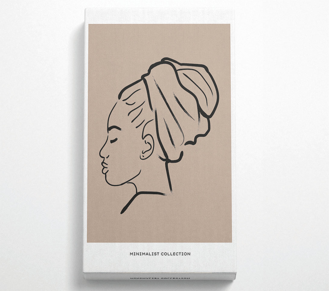  A Canvas Print of Head Wrap Canvas Wall Art