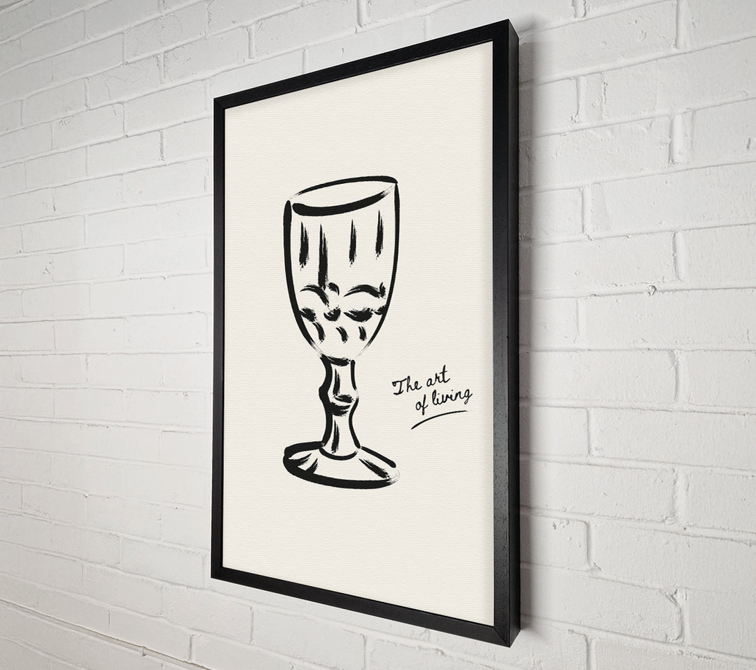  A Canvas Print of From The Cup Canvas Print