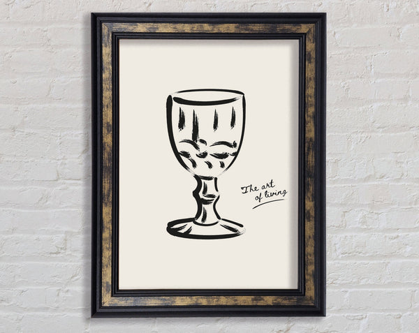 From The Cup Framed Print