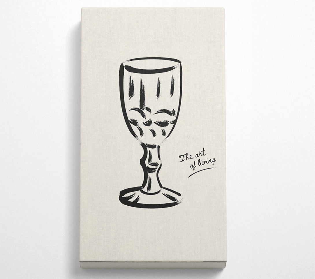  A Canvas Print of From The Cup Canvas Print
