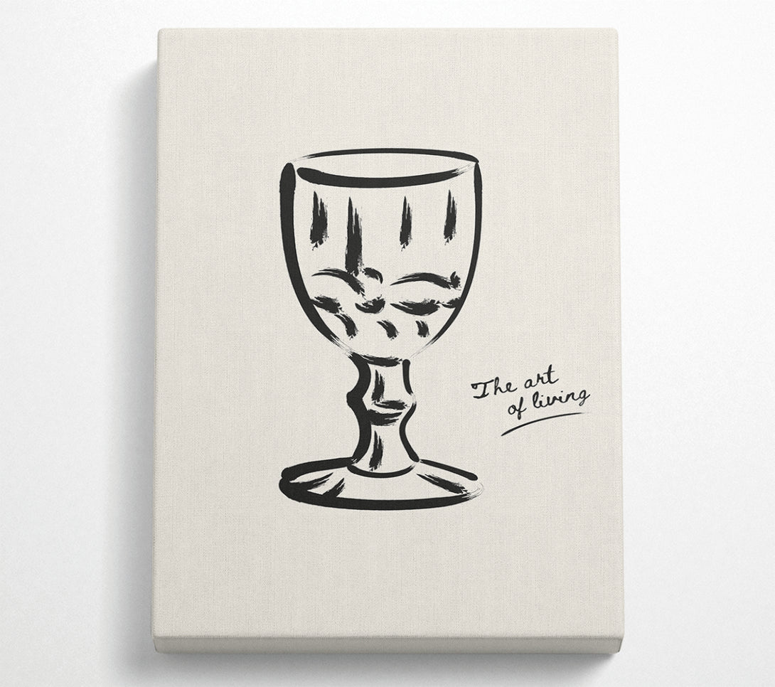  A Canvas Print of From The Cup Canvas Print