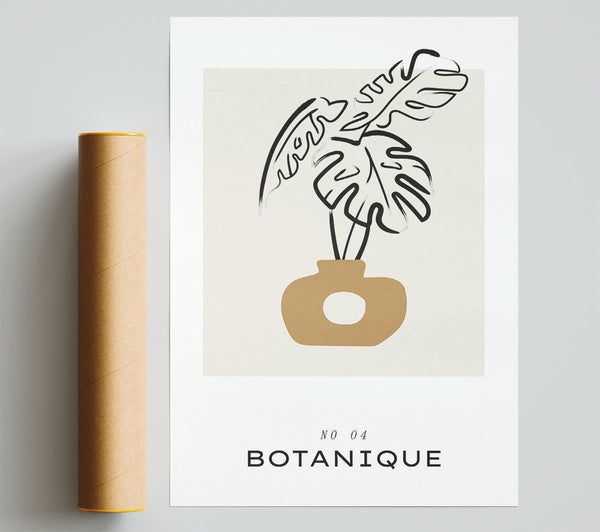 Vase Of Cheese Plant Print