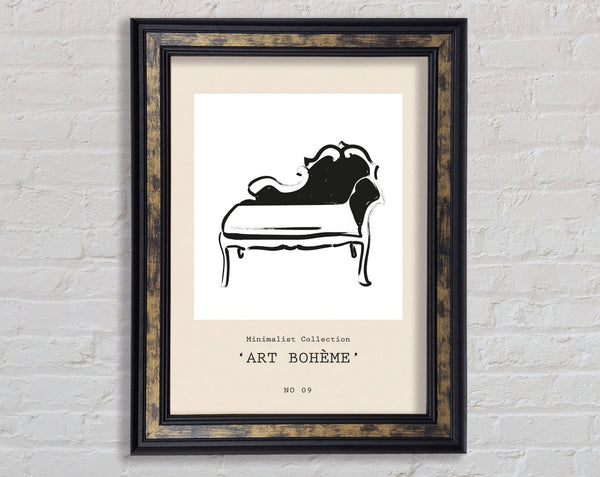 French Seat Framed Print