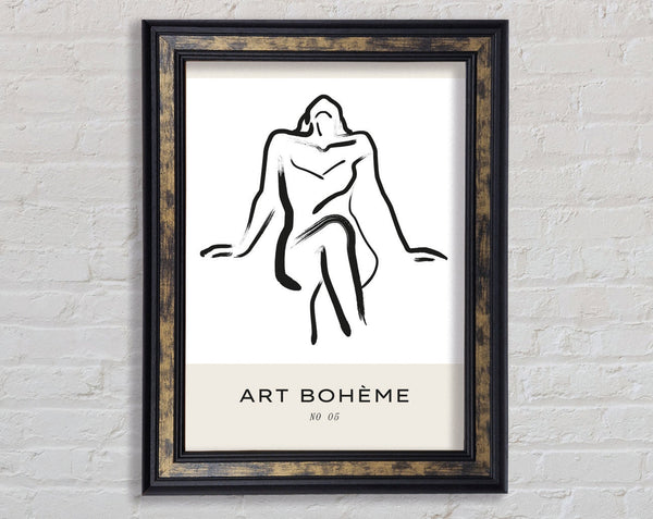 Looking Back Framed Print