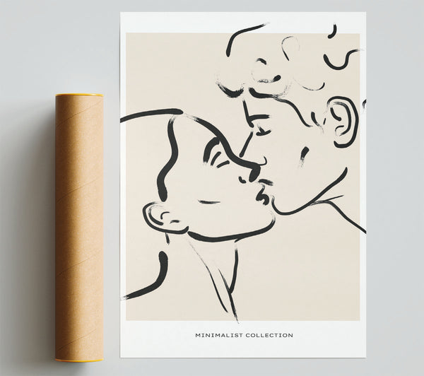 Kissing Giclee Print
