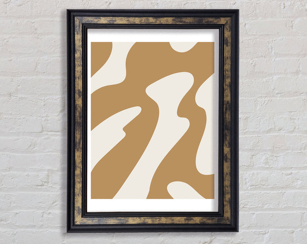 Flow Of Shapes Framed Print