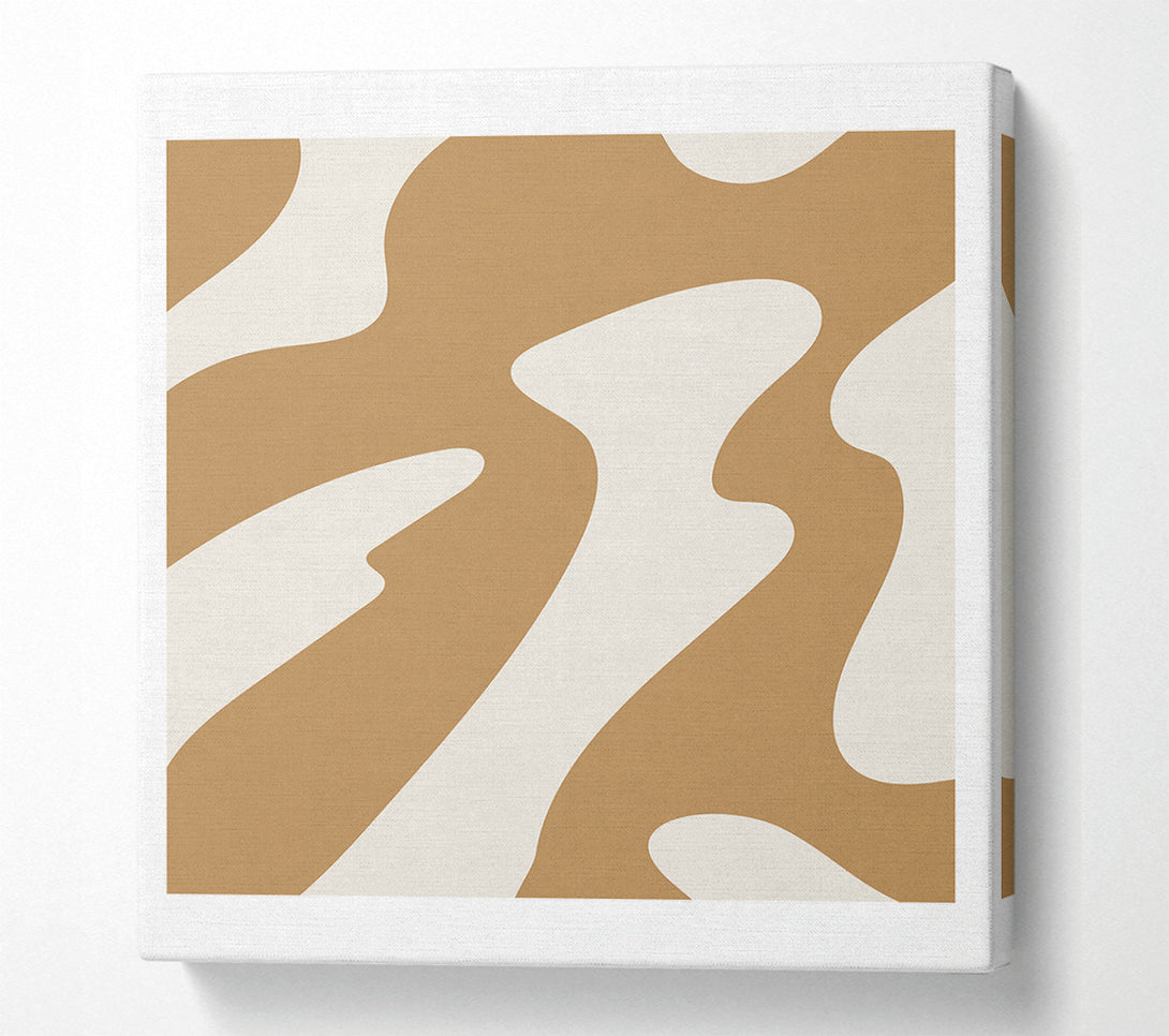  A Canvas Print of Flow Of Shapes Canvas Art
