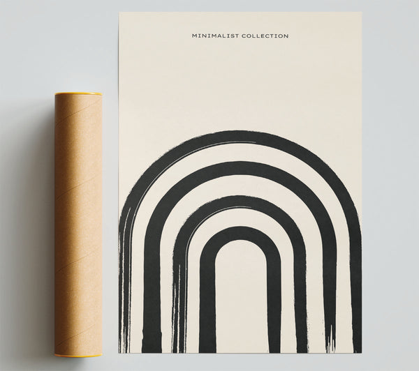 Archway Black Giclee Print