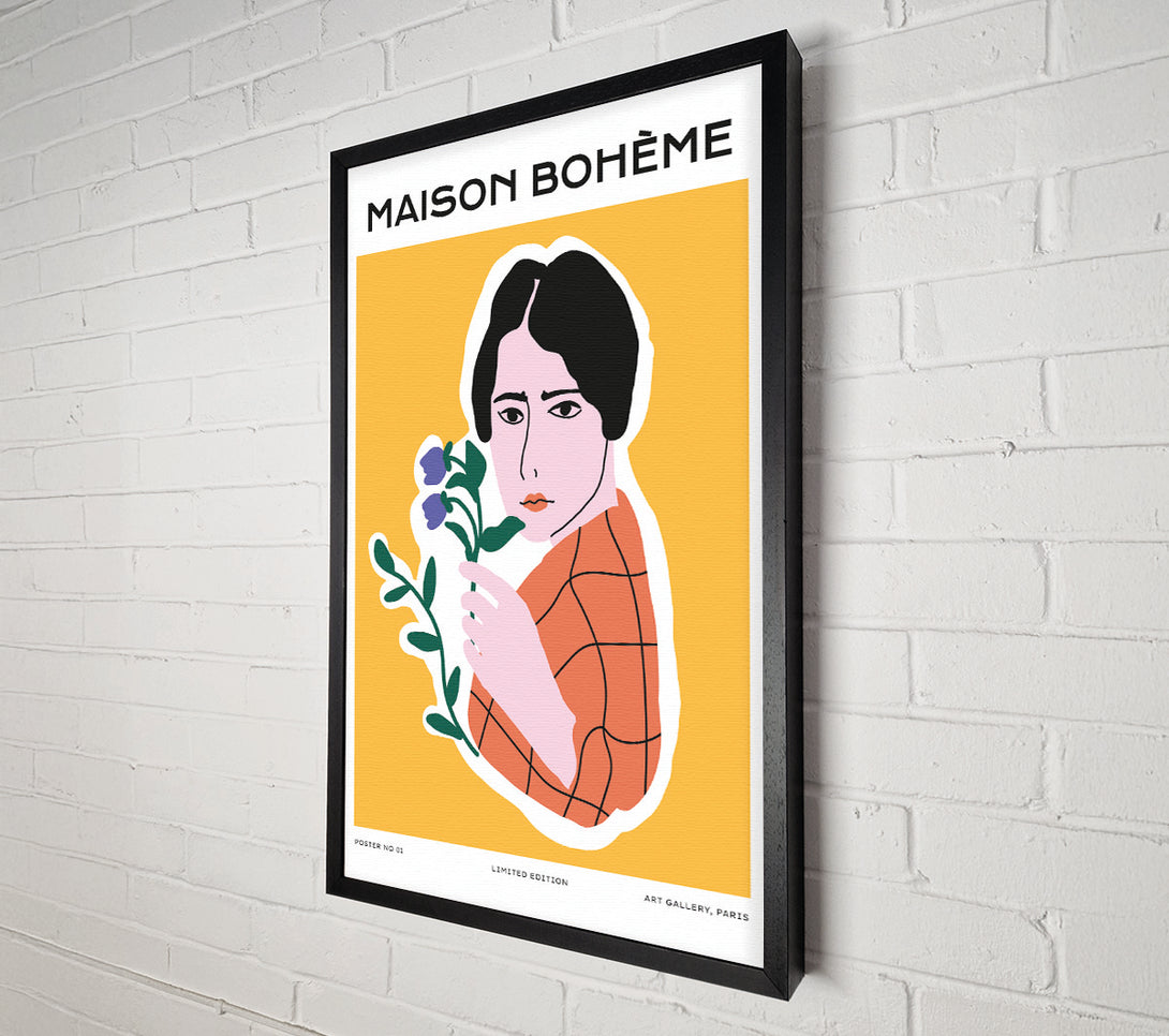  A Canvas Print of Maison Boheme Illustration Canvas Art