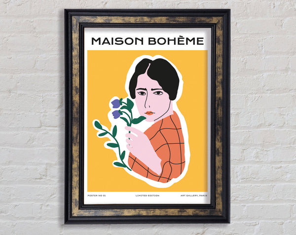 Maison Boheme Illustration Framed Print