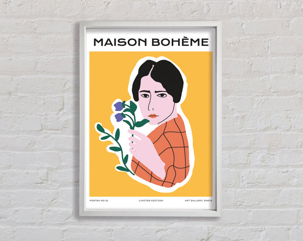 Maison Boheme Illustration Framed Print