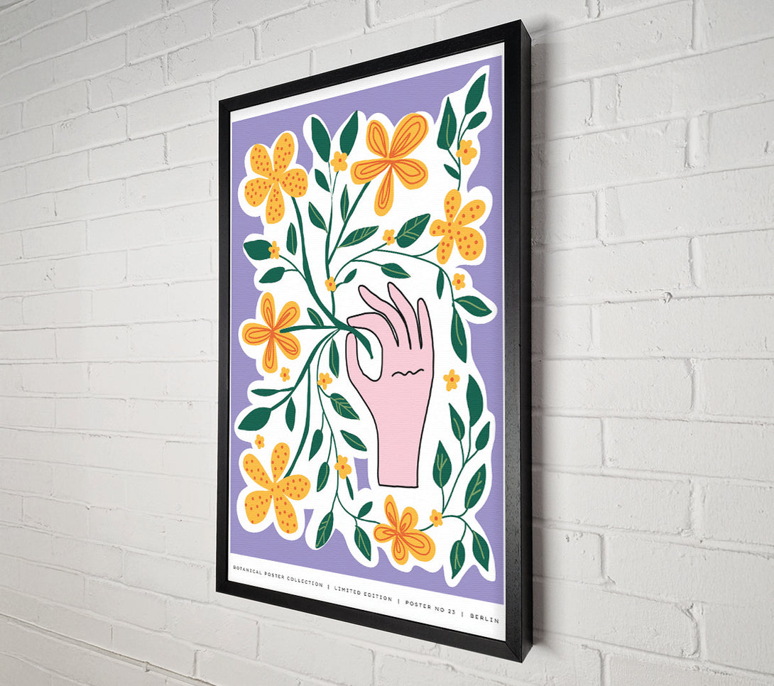  A Canvas Print of Hand Picked Flowers Canvas Art
