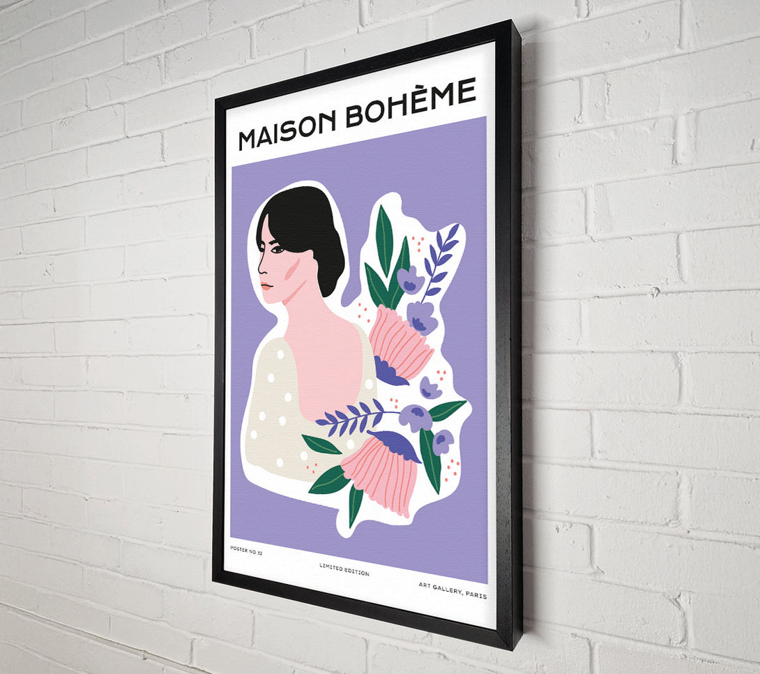  A Canvas Print of Lavendar Woman Canvas Art