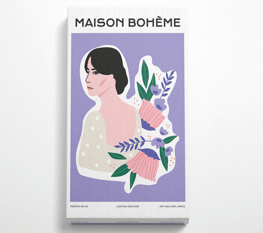  A Canvas Print of Lavendar Woman Canvas Art