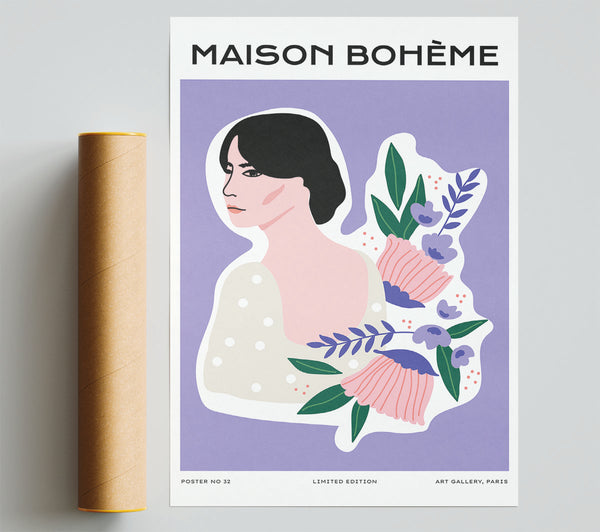 Lavendar Woman Giclee Print