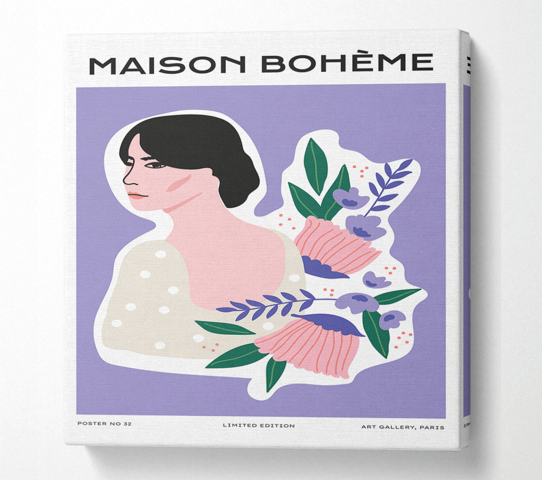  A Canvas Print of Lavendar Woman Canvas Art