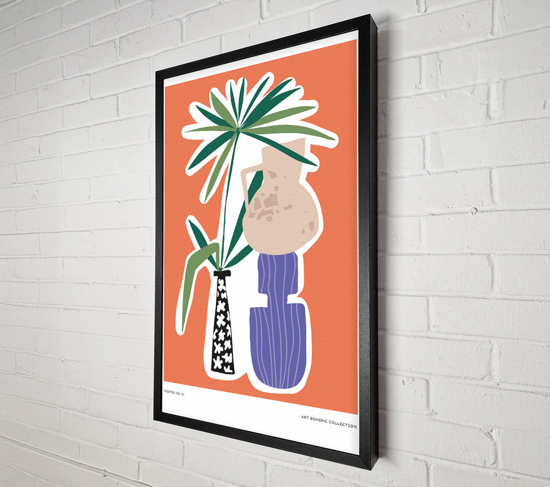  A Canvas Print of Multiple Bohemian Vases Canvas Art